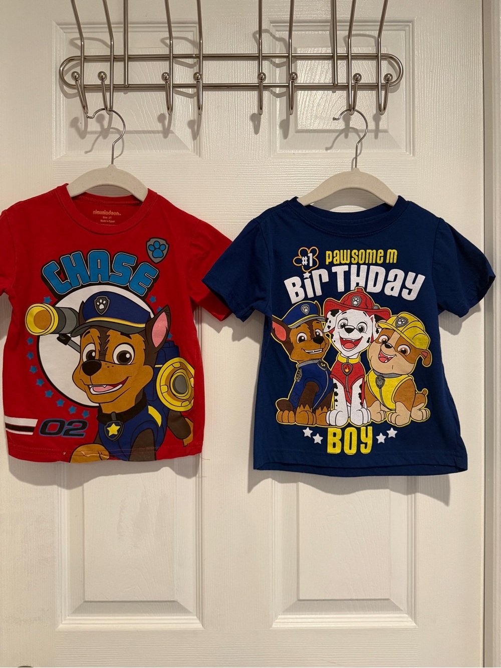 Paw Patrol Toddler 3T Graphic T-Shirt Bundle Chase Birthday